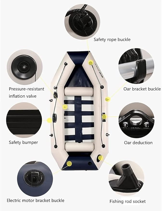 OLOTU Kayak Inflable Touring PVC con 2 Remos de Aleación de Aluminio miniatura 6