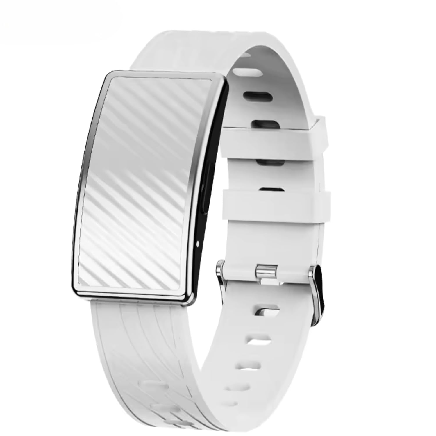 The future X V5 AI Smart Health Band | Screenless Fitness & Health Tracker | Heart Rate, Sleep & Activity Monitoring | 7+ Days Battery | Android & iOS (White)