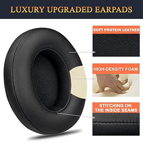 SoloWIT-Professional-Earpads-Replacement-Ear-Pads-Cushions-for-Beats-Studio-2-3-Wireless-Wired-with-Soft-Protein-Leather-Noise-Isolation-Memory-Foam-Stronger-Adhesive