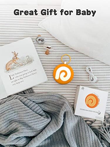 Miniatura 6 de Dreamegg Paquete D11 con máquina de sonido D11 para bebé, máquina de sonido portátil para viajes de sueño, 11 sonidos relajantes, luz nocturna,