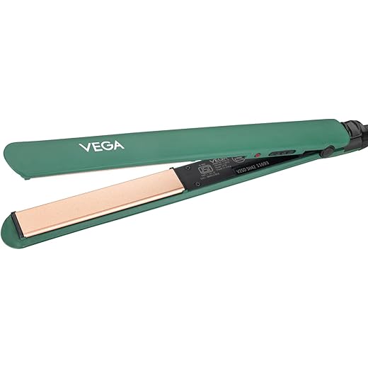 Vega Salon Smooth Hair Straightener Green