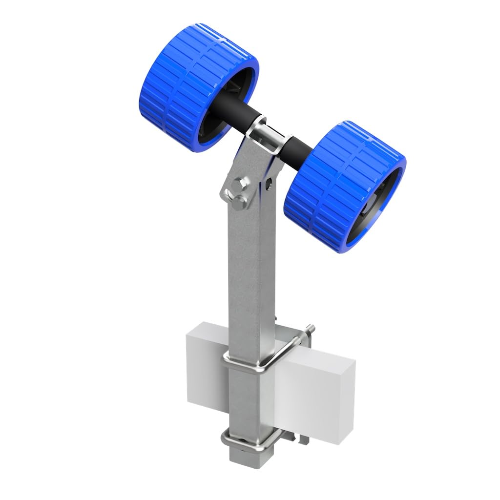 SUPROD 2 Volte Rulli a Pendolo Rotoli rimorchio de Barca Eva RKSRLB-2-EVA, Ø 120 mm