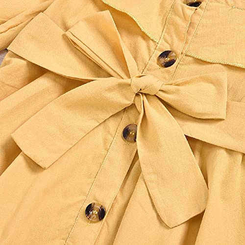 Quenny Girls' cotton woven sling solid color cardigan princess dress3