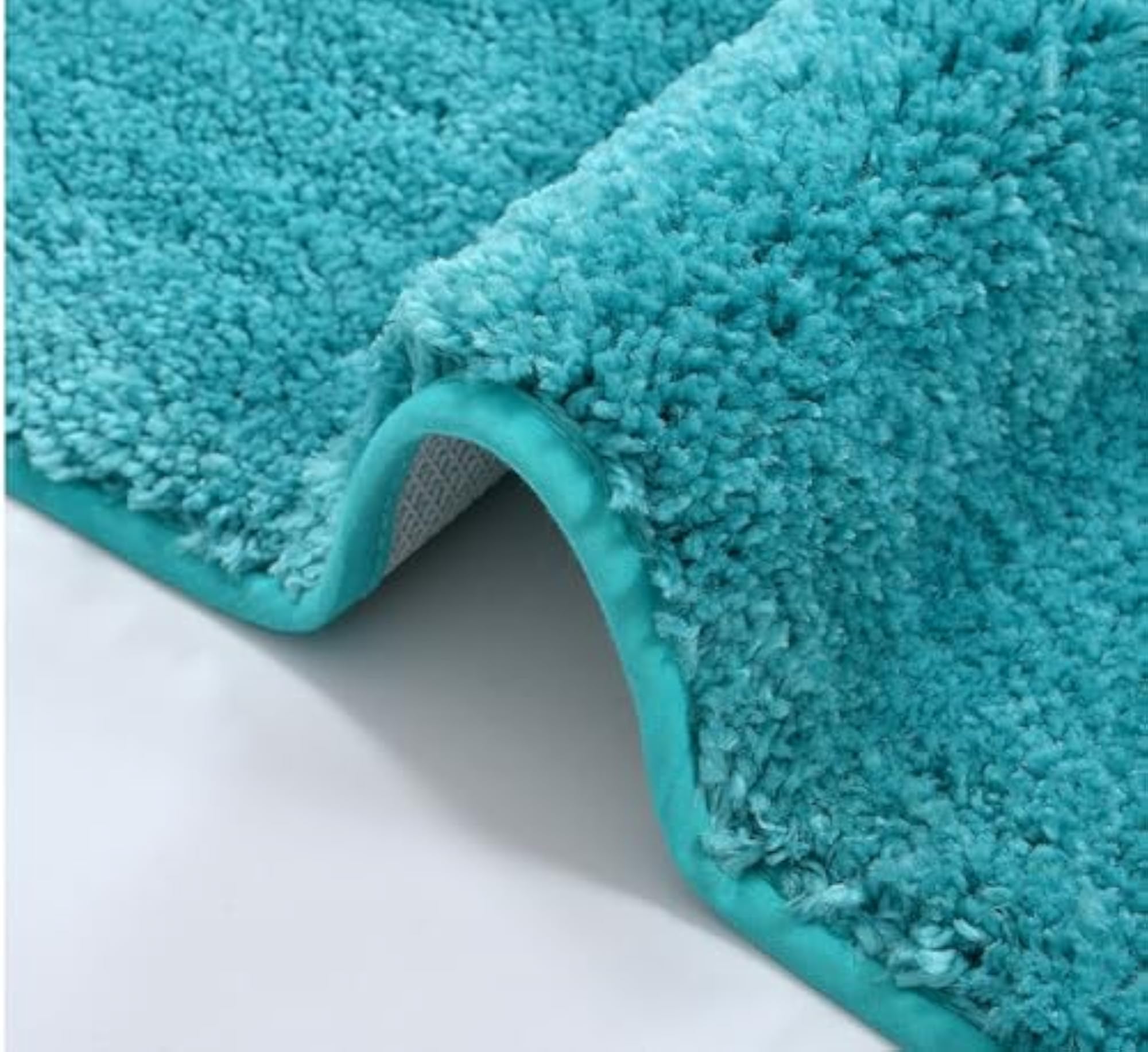 Non-Slip Bath Mat, Turquoise Blue