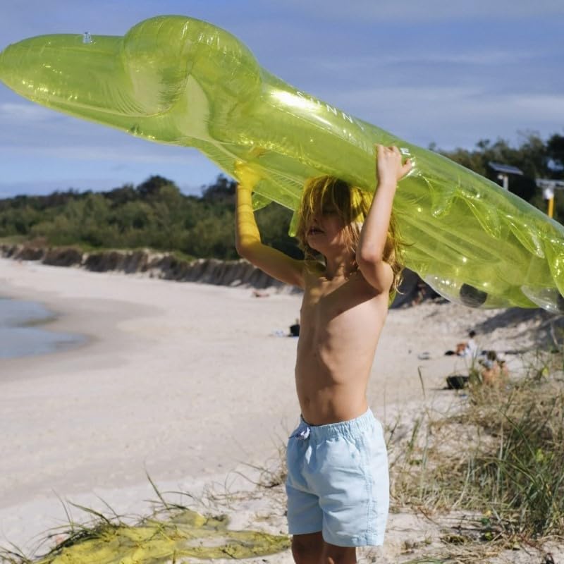 Sunnylife - Colchón hinchable Luxe Lie-On - Sonny the Sea Creature, Citrus