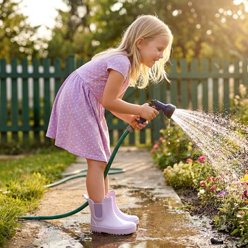 Image of Motasha Chelsea Rain Boots for Girls Boys Waterproof Toddler to Big Kids
