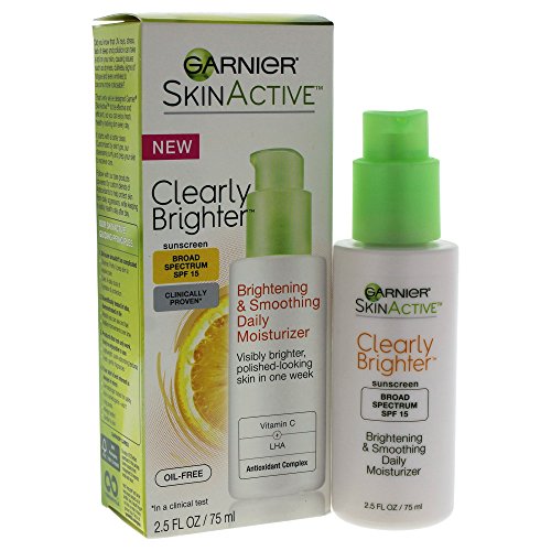 Garnier SkinCare Active SPF 15 Face Moisturizer with Vitamin C, 2.5 fl. oz.,Clearly Brighter,I0037368
