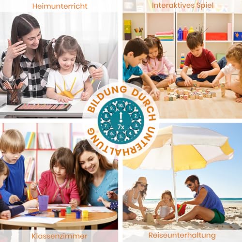 Mathe Fidget Spinner 9 Stück – 1x1 Lernspiel, Fidget Toys für Kinder ADHS – Ansicht 4