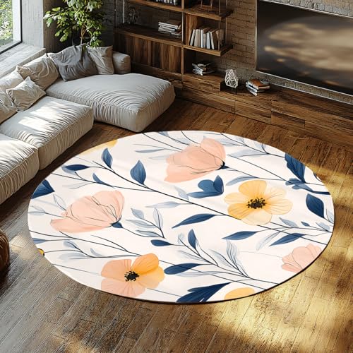 Tapis botanique intérieur à poil bas grand format de 240cm
