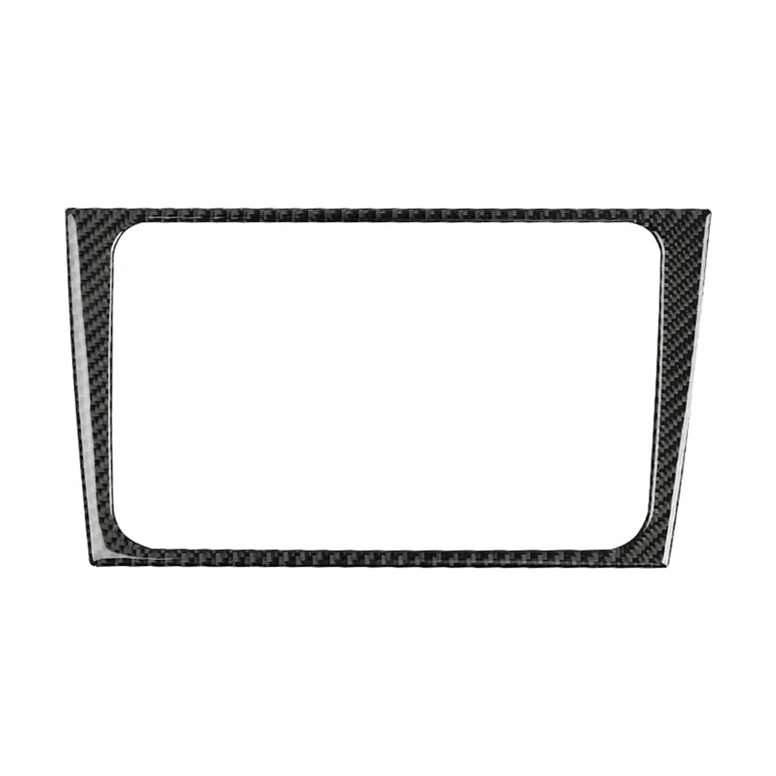 Compatible for VW Golf 6 GTI R MK6 2008-2012 Carbon Fiber Auto Central Control CD Panel Frame Decoration Stickers Car Accessories(TYPE9)