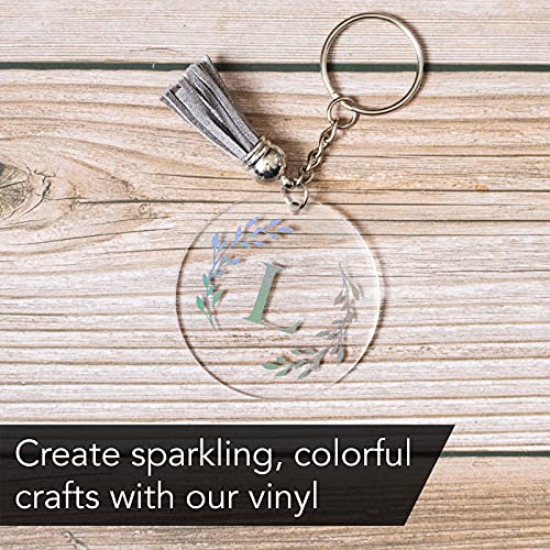 Black Holographic Vinyl Permanent For Cricut, 651, Oracle [10Pk, 12 X 11 Inch] Metallic Opal Vinyl Holographic Adhesive Sheets For Crafts [5 X Dark Grey, 5 X Black] Foil Iridescent Vinyl Paper #TOP2