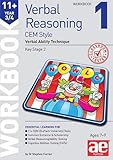 11+ Verbal Reasoning Year 3/4 CEM Style Workbook 1: Verbal Ability Technique