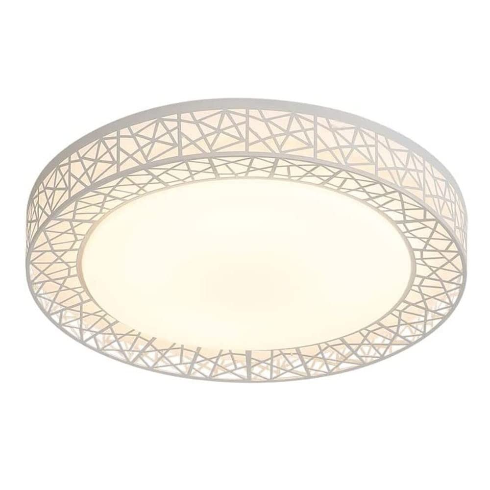 Plafonnier encastré LED design créatif nid d'oiseau blanc tricolore variable