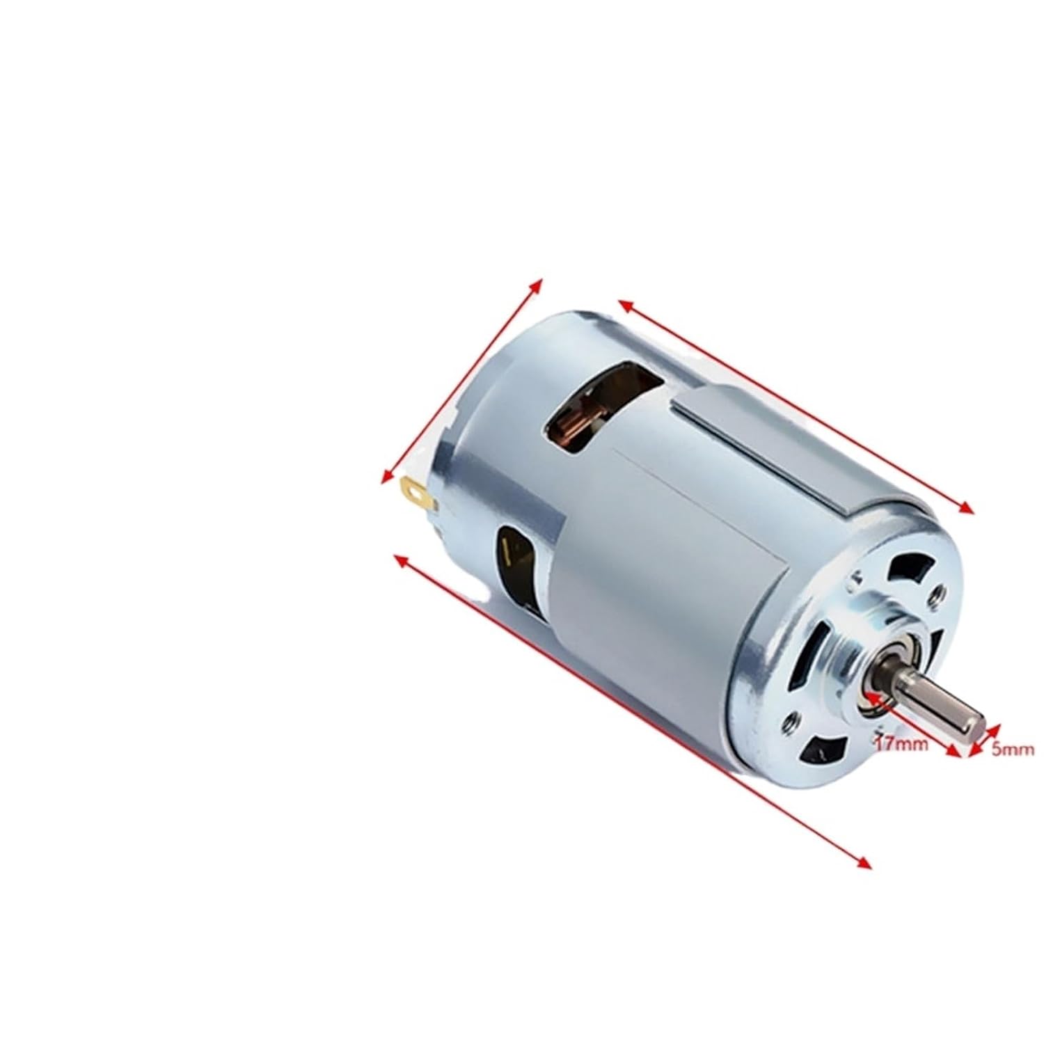 1pcs 775 795 Motor 12V 24V 12000RPM Micro Motor with Double Ball Bearing for Power Tool Vacuum Cleaner Fan DIY Toys(775)