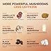 HealSpot Mushroom Coffee 60,000mg - 13 Adaptogenic Mushrooms mix MCT Oil & Vitamins, Instant Coffee with Reishi, Lion’s Mane, Cordyceps & More for Energy, Focus, Digestion, Immune Support, 6.35 Ounce