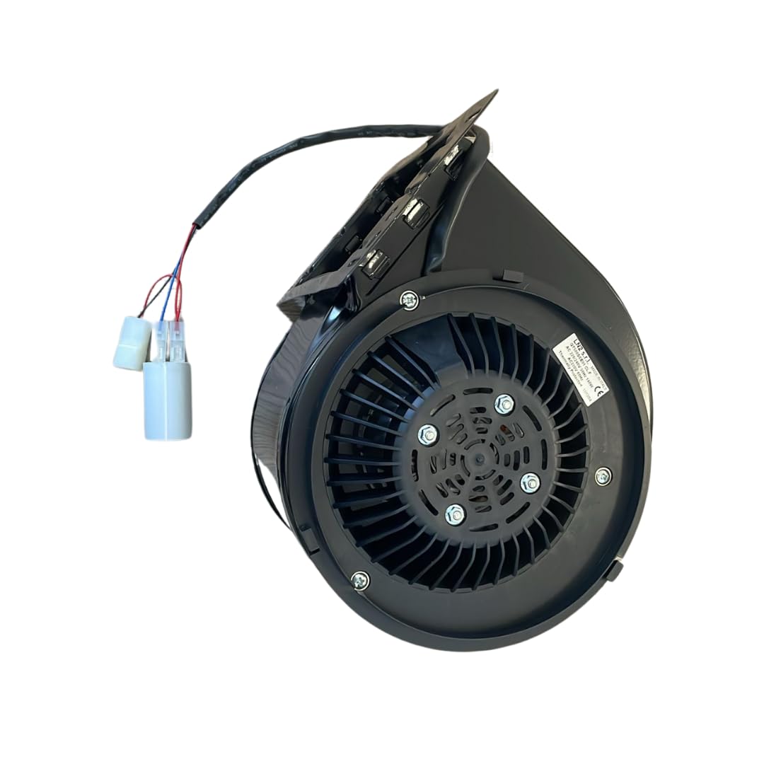Xodo Store Ventilateur centrifuge longueur totale : 210 mm, dimensions de la buse : 160 x 92 mm, pour poêles à granulés DEVILLE, PUROS