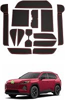 Vista 15 de Alfombrillas de ranura de puerta Acadia 2025 2026 para accesorios GMC Acadia 2026, alfombrillas de goma interior antideslizantes, forro de consola