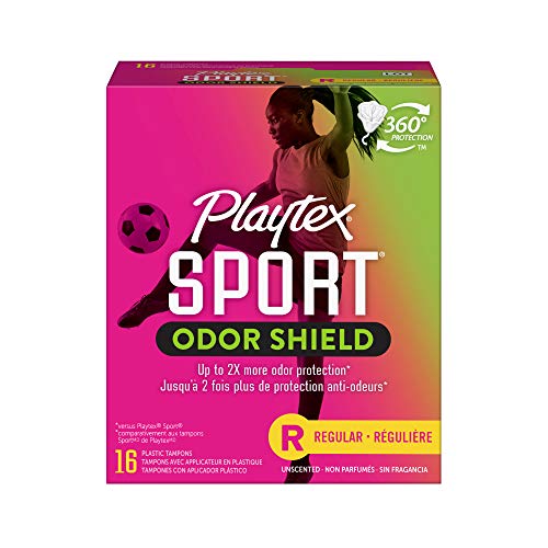 Playtex Sport Fresh Balance Tampons with Odor Shield Technology, Regular, UnScented - 16