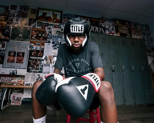 Title Gel World Full Face Training Headgear, Black, Regular #TOP5