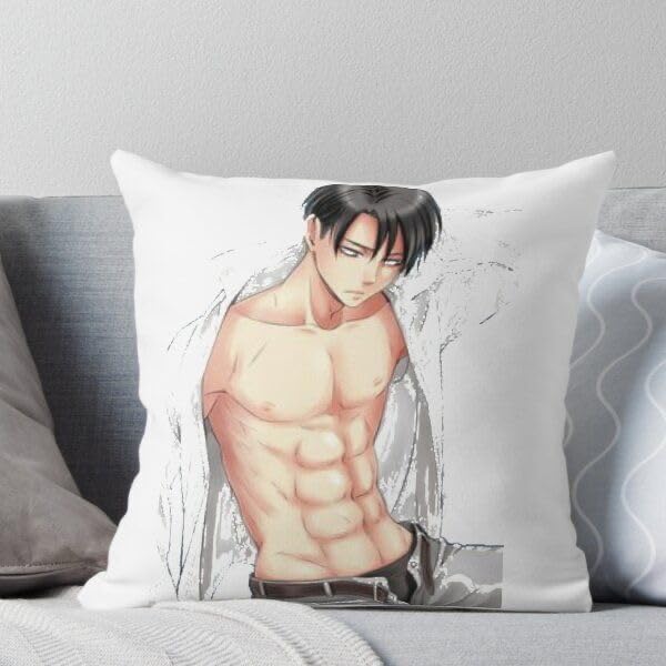 LEVI Ackerman ABS 16 * 16 Pillow with Filler | UBER Cool Merch for Attack ON Titan Lovers