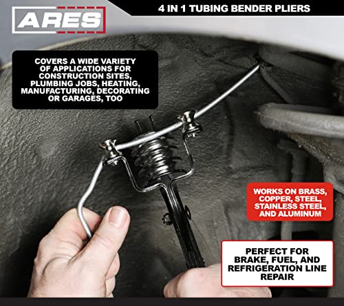 Image of ARES 10023 4-in-1 Quick Change Tubing Bender Pliers - 3 /16 to 3 /8-In