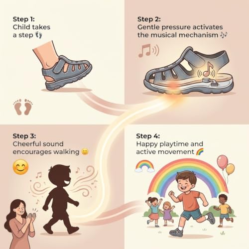 Image of Infant's Musical Sound Shoes | Age 6-22 Month |
