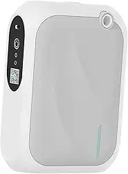 gazechimp Difusor de óleo essencial perfume difusor nebulizador profissional pequeno silencioso montado na parede máquina perfume para mesa, cinza claro