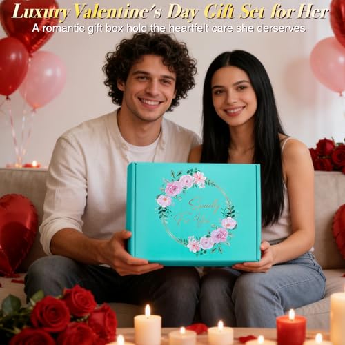 Image of Birthday Gifts for Women Friendship, Ocean Relaxing Spa Gifts Basket for Women Self Care Gifts Set, Thank You Gifts Idea Mothers Day Gifts for Mom Her Best Friend Sister Wife Girlfriend Coworker Nurse