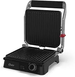 Grill Elétrico Multiuso Inox Oster 2 em 1-220V