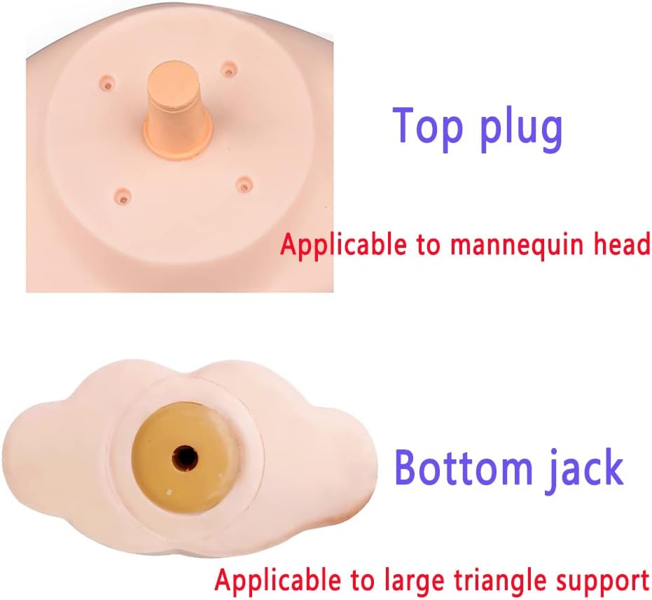 Wig Stand Dummy shoulder model Mannequin Head Stand, Wig Head support Holder for Cosmetology Hairdressing Training at Home and Salon Use,shoulder model (Large shoulder)