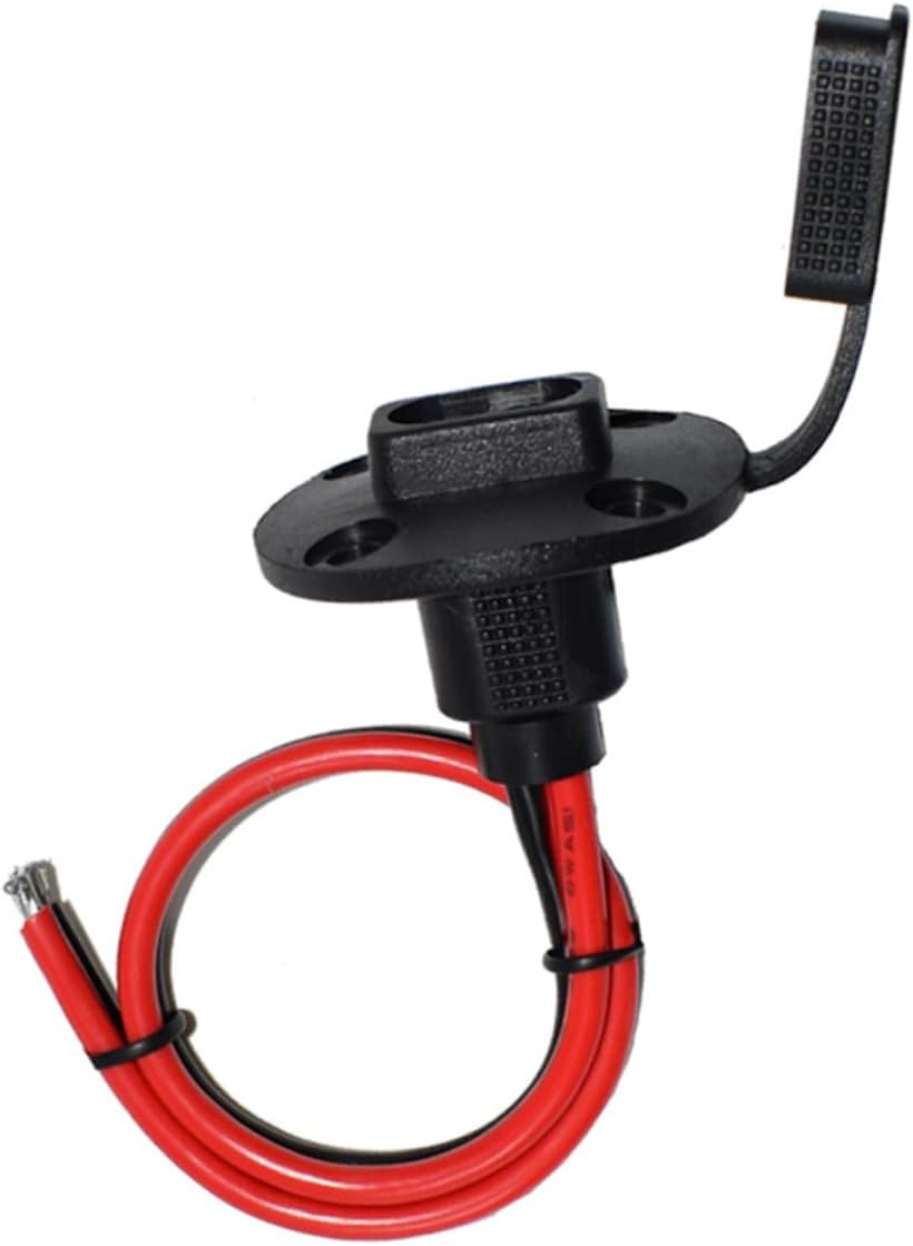 BESPORTBLE Motorcycle Circuit Cable Extension Cord Solar Extension