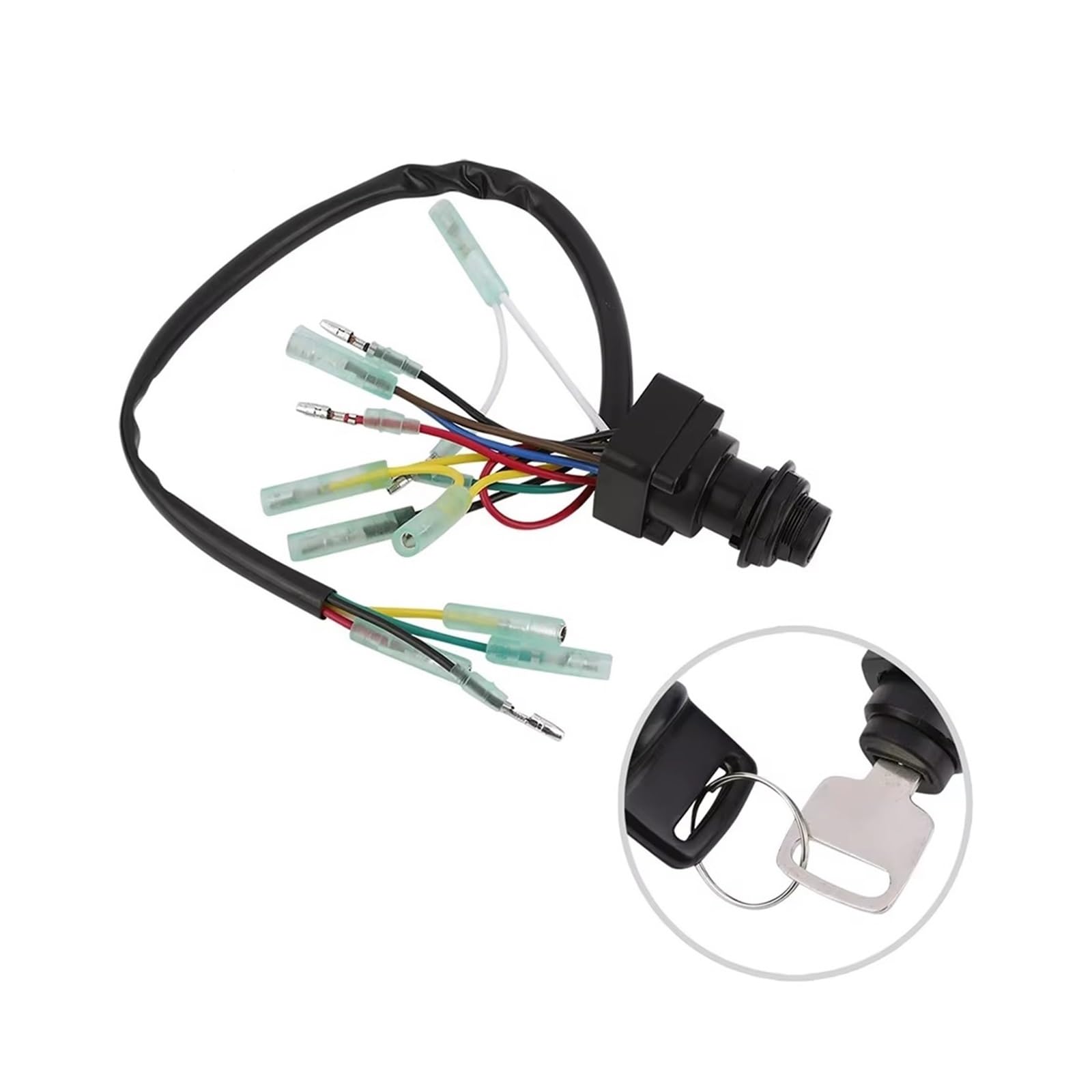Neiman Serrure Interrupteur À Clé pour Moteurs Hors-Bord pour Yamaha 703-8 2510-43-00, D'allumage De Moto