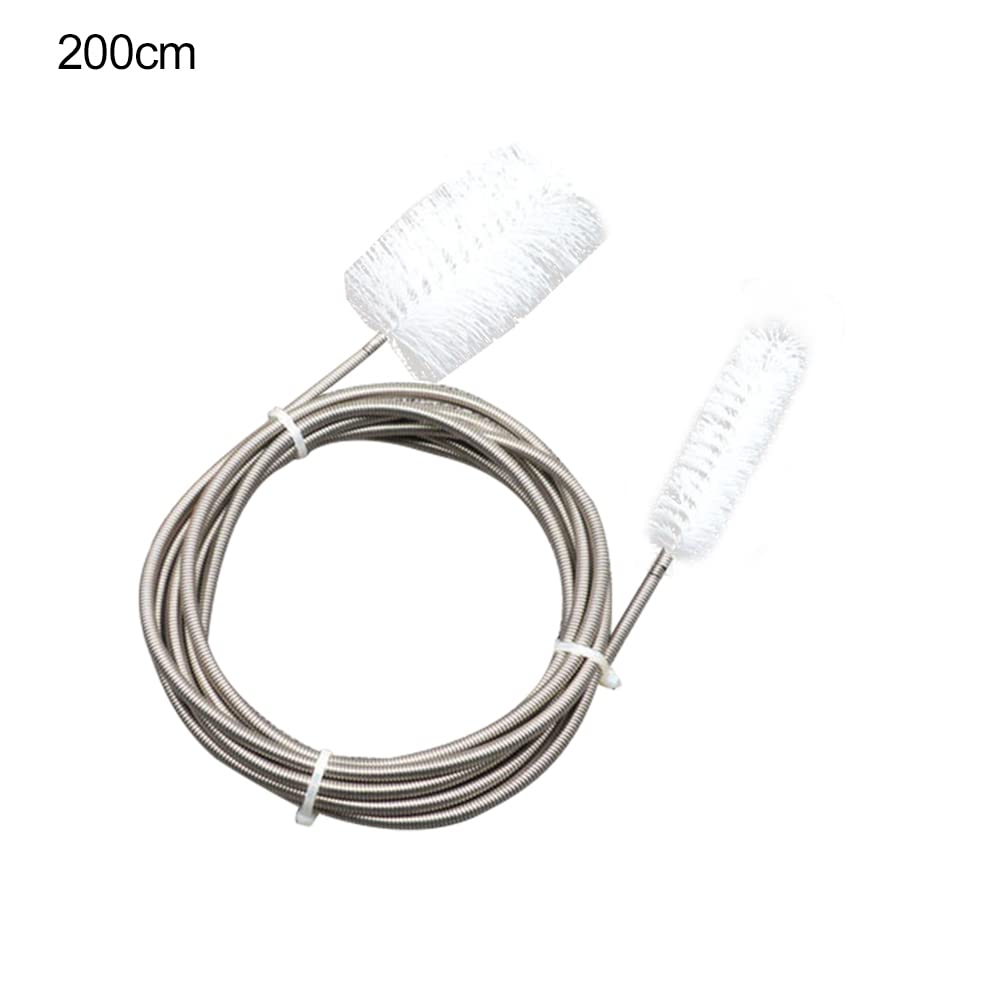 Elastyczna szczotka odpływowa, do czyszczenia węży nylonowych, długi środek do czyszczenia filtrów, akwarium, systemu filtracji, węża, szklanej rurki