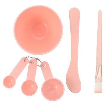 6pcs Facial Mask Bowl Mixing Tool Set with Spoons and Brush