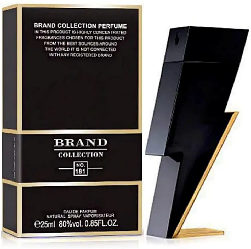 Brand Collection Perfume 181, Eau de Parfum Unissex, Fragrância Amadeirada, Spray Líquido, 25ml, Longa Duração, Elegância