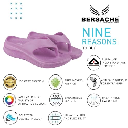 Image of BERSACHE Extra Soft Classic Casual with Regular wear with Ultra Soft & Flexibility Technology Slipper for Women's /Girl's