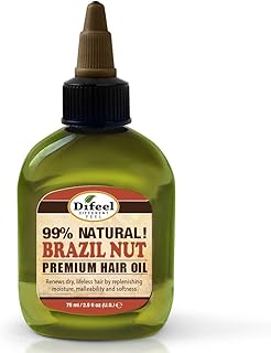 Difeel Premium Natural Deep Conditioning Hair Oil - Brazil Nut Oil 2.5 ounce