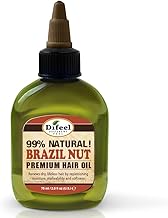 Difeel Premium Natural Deep Conditioning Hair Oil - Brazil Nut Oil 2.5 Ounce (6-Pack)