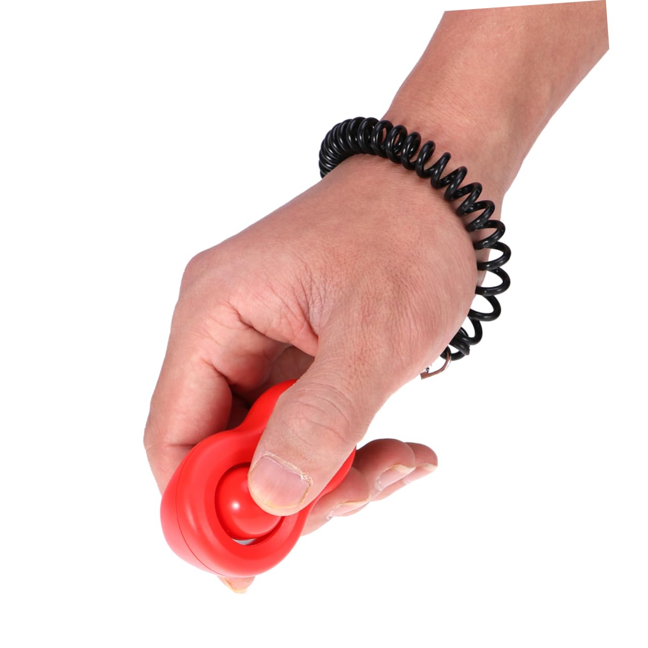 BESPORTBLE 4pcs Pet Clicker Training Toy Kit for Dog with Wrist Strap and Elastic Ring Loud Sound for Dog Training Clicker Scientific and Professional Design