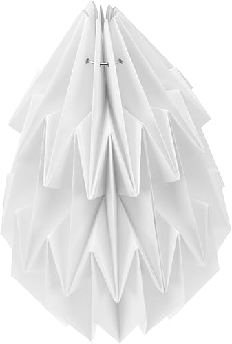 Pantalla de lámpara colgante de origami, pantalla de techo de origami, pantalla de lámpara de granja, plegable, cubierta de bombilla de origami,