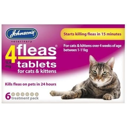 Johnsons Vet Cat Flea Tablets - 3 Pack Cover