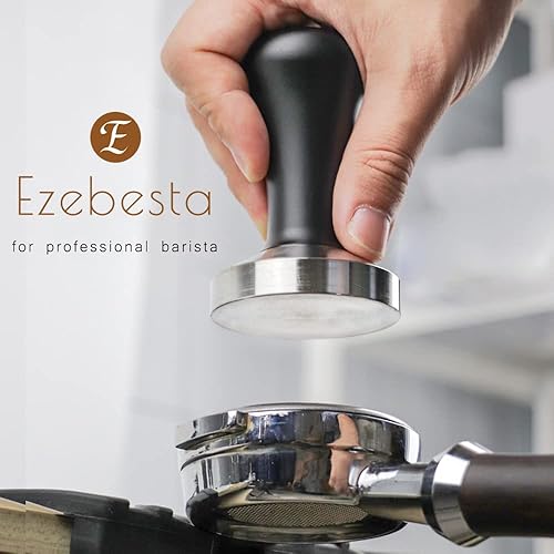 Miniatura 3 de 2.008 in Café Hand Tamper 304 Base de acero inoxidable Prensa de espresso profesional para máquina de café Portafilter, herramienta de barista