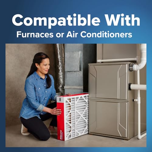 Image of Filtrete 18x18x1 AC Furnace Air Filter, MERV 11, MPR 1000, Micro Allergen Defense, 3-Month Pleated 1-Inch Electrostatic Air Cleaning Filter, 4 Pack (Actual Size 17.81 x 17.81 x 0.81 in)