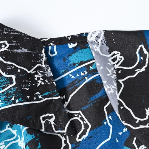 Boys Tropical Print Shirts Short Sleeve Button Down Tee Shirt Top with Pocket Summer 𝐇awaiian Beach Cardigan4