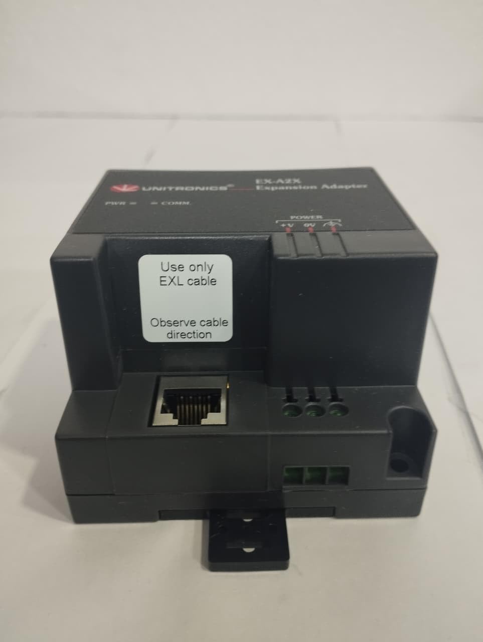 [EX-A2X] I/O Expansion Adapter EX‑A2X – Supports 8 Modular I/O Modules, 12 / 24 V DC Supply, DIN‑Rail or Screw Mount