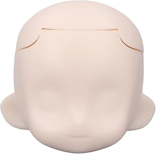 Miniatura 6 de TOPINCN Blank Doll Head, Silicone Eco Friendly Replacement Ball Jointed Doll Head Exquisite for 112 Ball Jointed Doll (Super White)