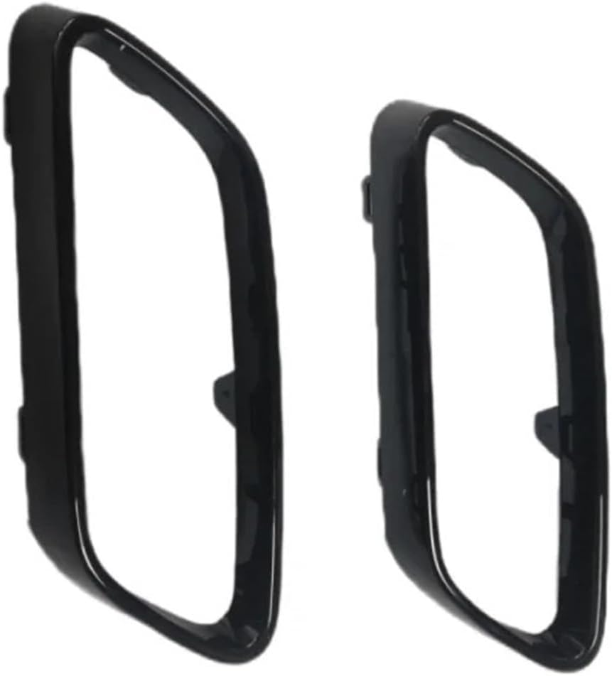 High brightness electroplating 2068858303 2068858403 Rear Bumper Chrome Trim Black Exhaust Pipe Cover Fit For Benz C Class W206 C200 C300 2022 2023 2024 Appearance set(Left Side)