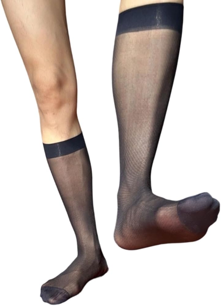 Premium Men Dress Socks for Business Prom Occasion Breathable Nylon Fabric Socks with Comfort and Practical