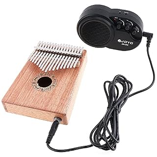 WGOEODI Kalimba électroacoustique 17 Touches, avec amplificateur, Piano à Pouce en Acajou Massif, Bois - Les Beatles, Paul McCartney, John Lennon, RIngo Starr, George Harrison WGOEODI Kalimba électroacoustique 17 Touches, avec amplificateur, Piano à Pouce en Acajou Massif, Bois – Image 6