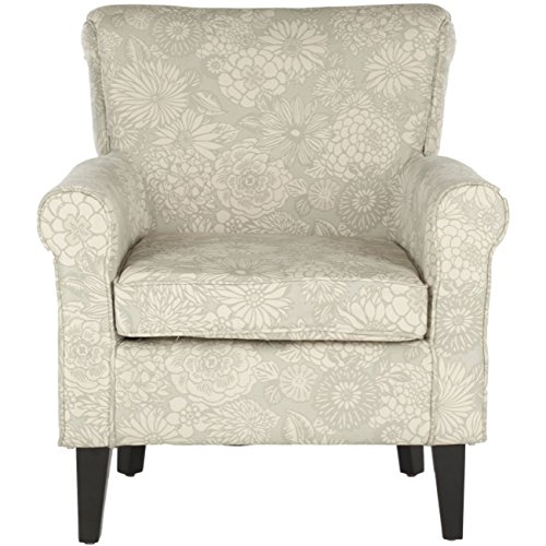 Safavieh Mercer Collection Margaret Ivory And Sage Floral Club Chair #TOP2
